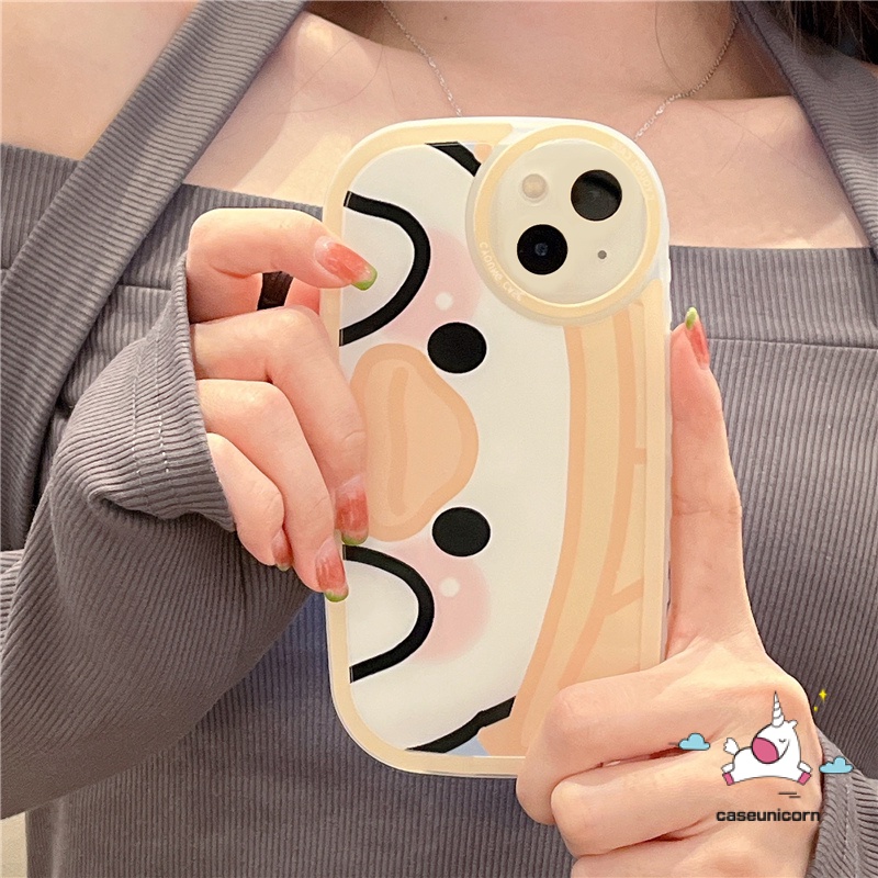 IPHONE Casing Ponsel Bebek Lucu Kompatibel Untuk Iphone11 7plus 8plus 78 6 6s Plus 13 12 14 Pro MAX XR X XS MAX SE 2020 Kartun Soft TPU Lembut Anti Jatuh Cover