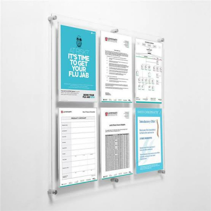 Frame Poster Iklan Akrilik A2