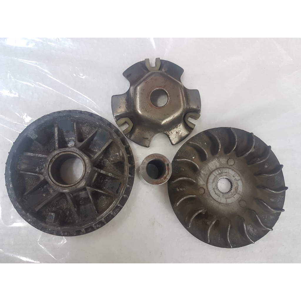 pulley depan set kymco 100 cc easy free ex 2nd kimco kimko face comp set face drive kipas roller