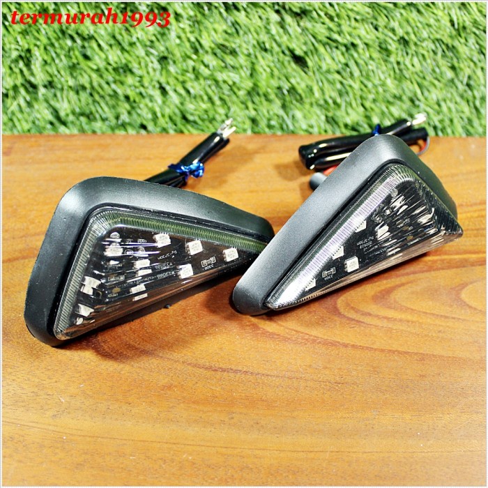 Lampu Sein Motor Lampu Sen LED Tempel Segitiga Protaper
