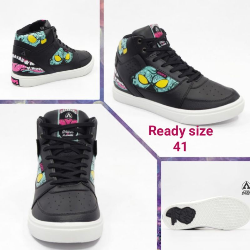 Aerostreet Hoops x Ajiwal Uk.41 100% Original/Sepatu Sneakers Casual/Sepatu Aerostreet Hoops