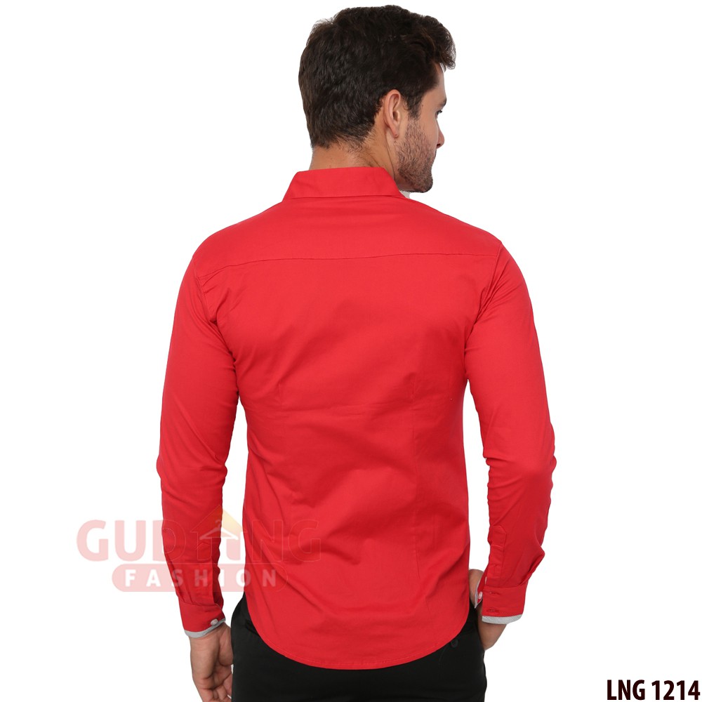 Kemeja Korea Slimfit Panjang - LNG 1214