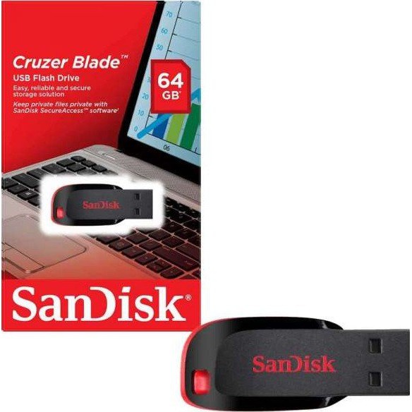 Flashdisk Sandisk Cruzer Blade CZ50 64GB