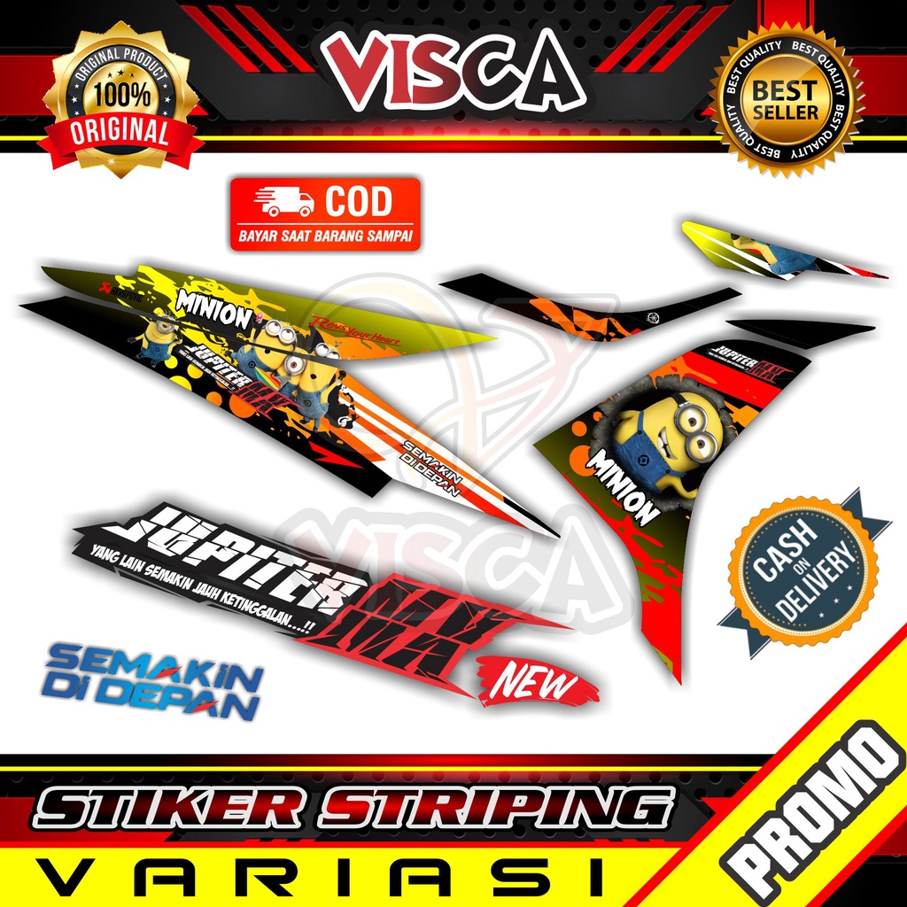 Striping Jupiter MX New 135 - Stiker Sticker Striping Variasi Lis Yamaha Jupiter MX New 135 - Stripi