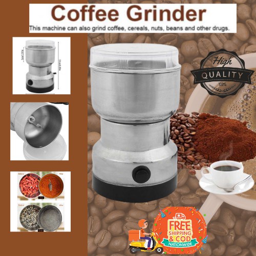 W3R Alat Penggiling Kopi Electric Coffee Grinder Penggiling bumbu dan penggiling kopi Electric Coffe