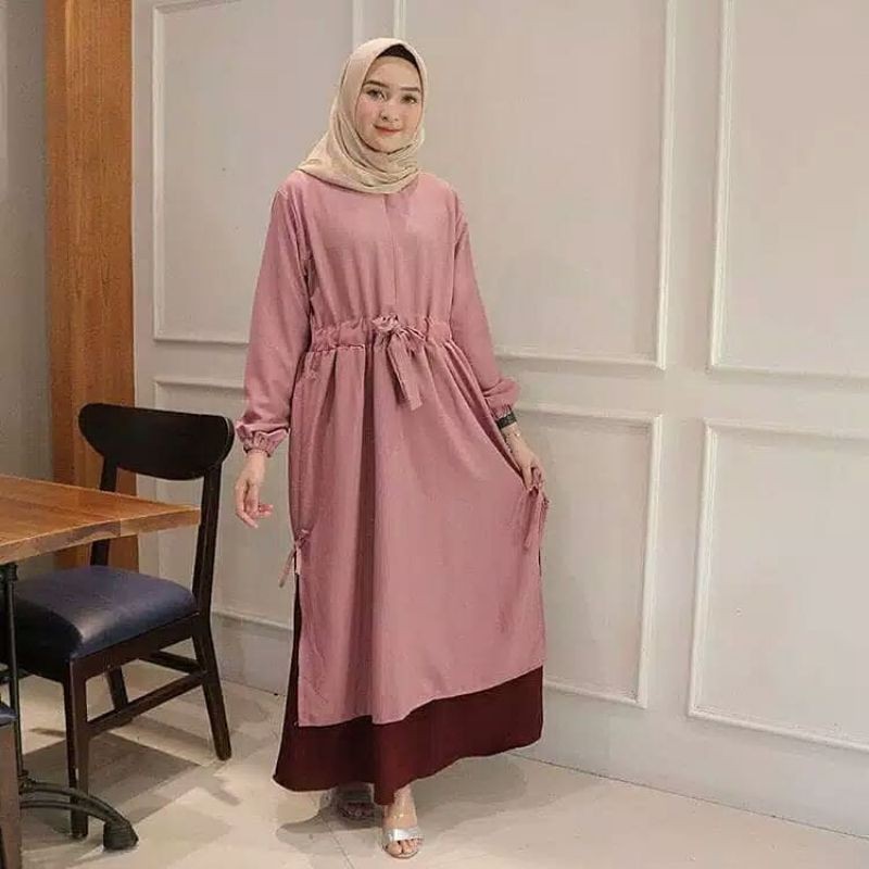 BELLA MAXY DRESS MUSLIM l baju wanita l baju gamis l dress l gamis l  baju gamis l fashion wanita