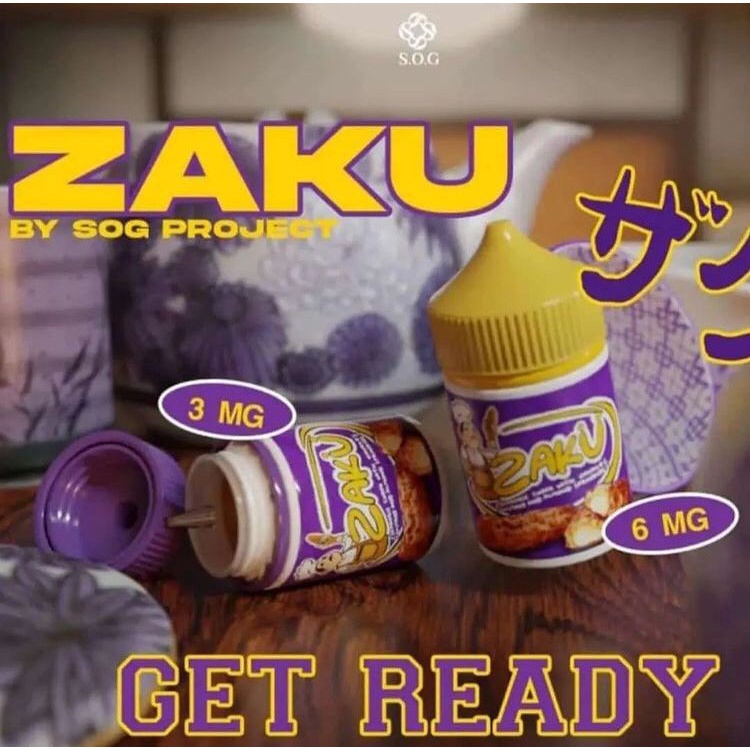 Zaku Japanese Choux Almond Sprinkle 60ML by SOG x ESP Juice