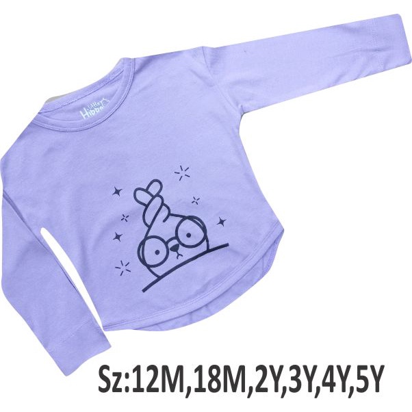 Baju Anak Long Sleeve Lengan Panjang Little Hippo / Kaos anak long sleeve Littlehippo Long Sleeve