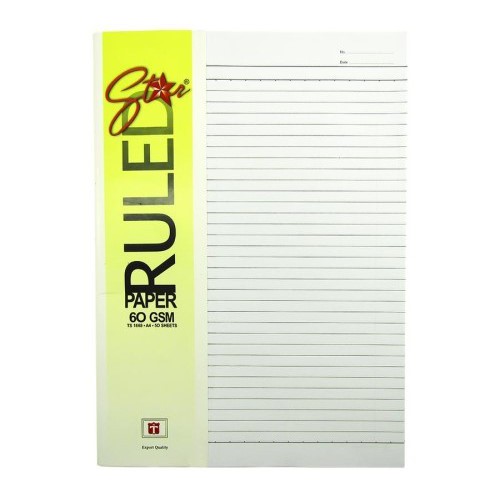 

RULED PAPER TIARA 60GR 50 LEMBAR
