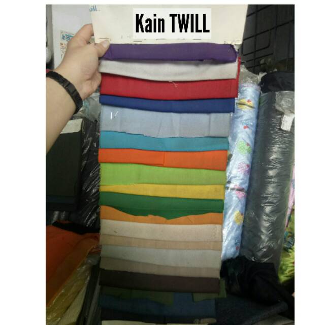  BAHAN  KAIN TWILL  PE 20S SERAT 3 1 JAPAN DRILL BAHAN  KAIN 