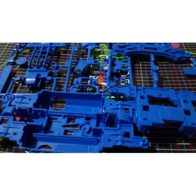 CHASSIS MS PRO BIRU / BLUE OLD RARE