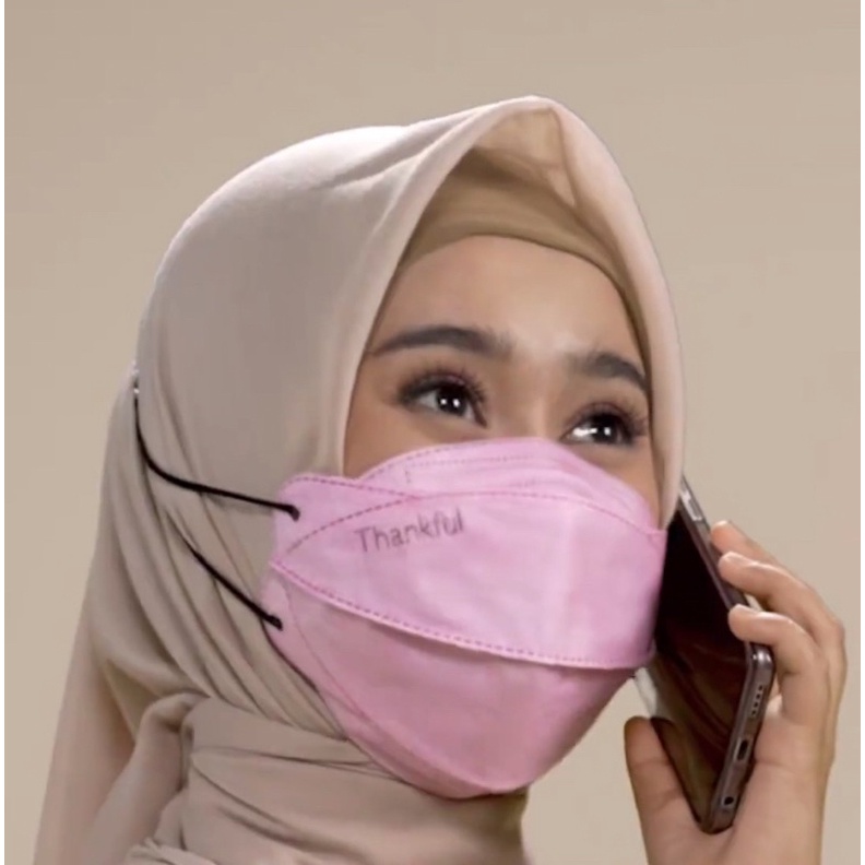 MASKER THANKFUL DUCKBILL 4D 4 PLY EARLOOP