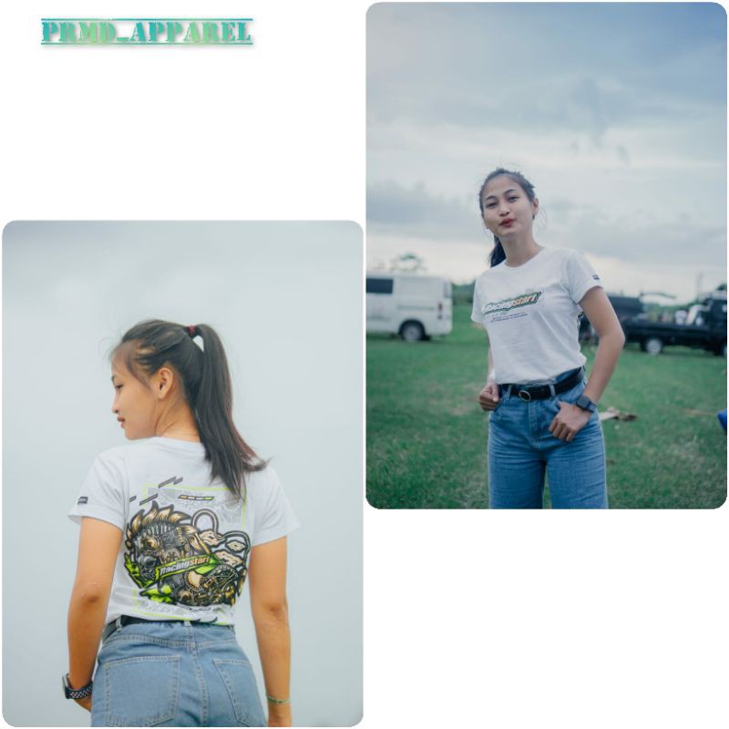 Kaos RACING START Original Special Edition JARANAN Putih TR.441