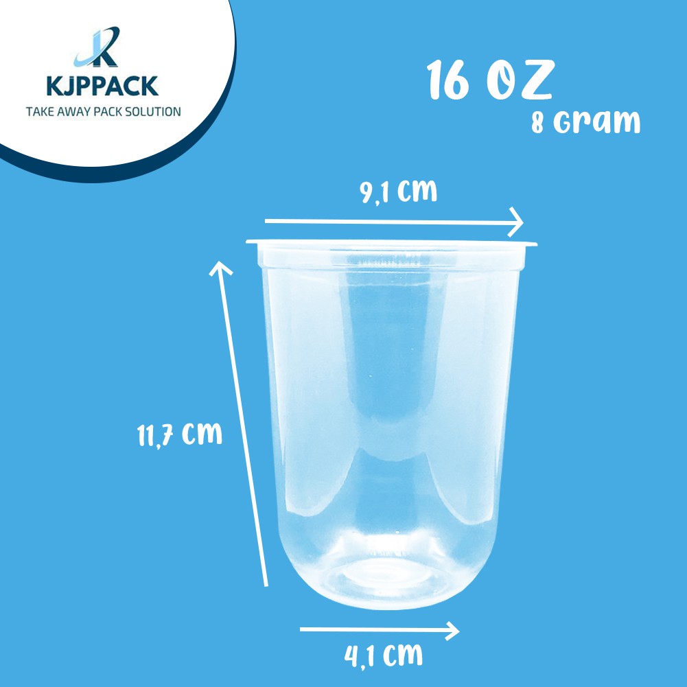 Gelas Oval Plastik Cup U Kapasitas 16 Oz 480ml Dengan Tutup Cembung Isi 100pcs Shopee Indonesia 3726