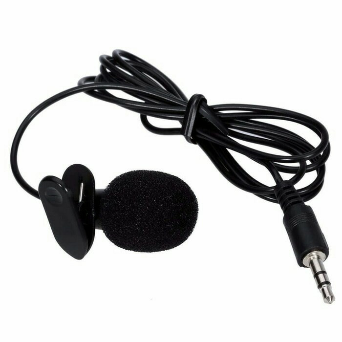 Clip On Mic 3 5mm Microphone With Clip Mic Shopee Indonesia