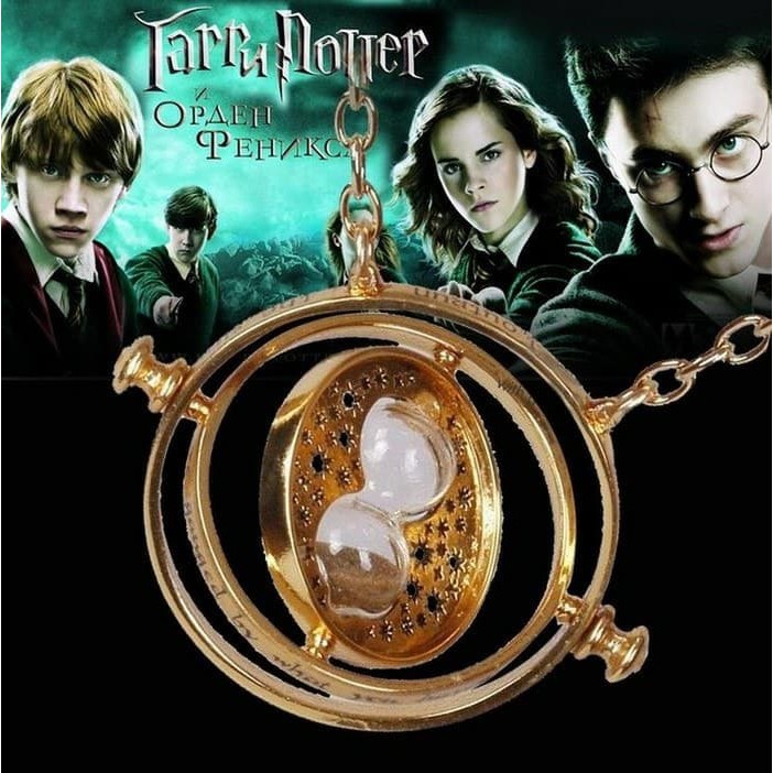 NKHM kalung harry potter time converter hourglass hermione necklace