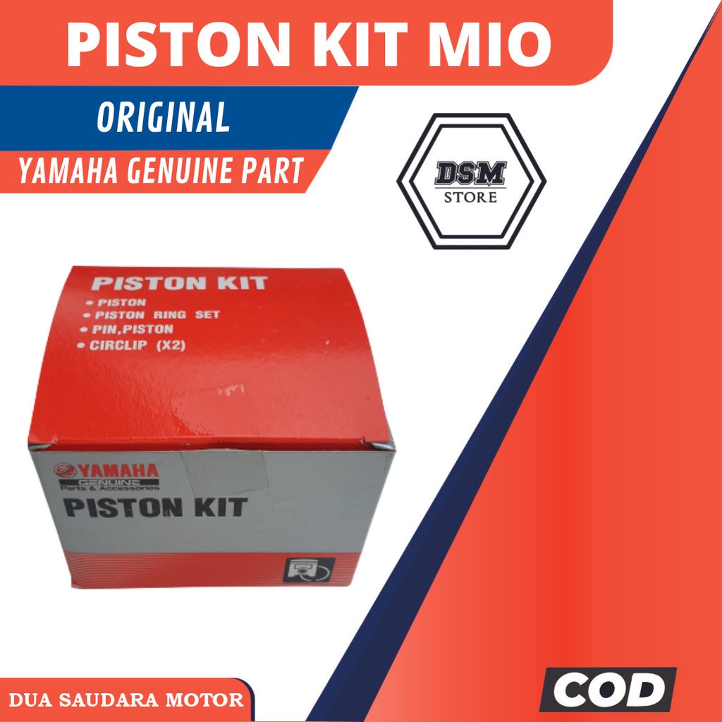 PISTON KIT MIO ORIGINAL YAMAHA GENUINE PART  OVERSIZE 0.50 (5MX-E1630-20) / 1.00 (5MX-E1630-40)