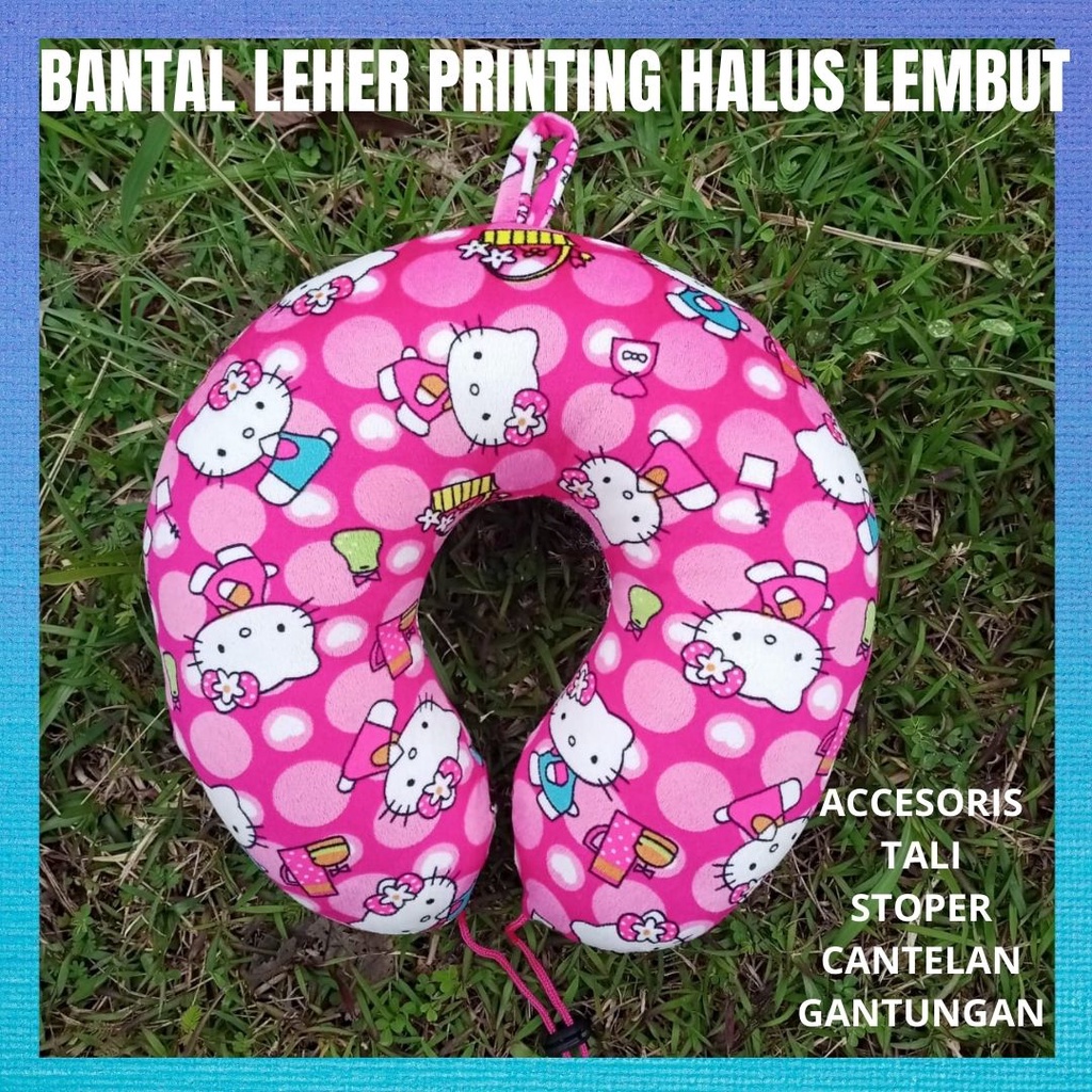 Bantal Leher Dewasa / Bantal Sandaran U Bahan Printing Dijamin Lembut Banget SNI