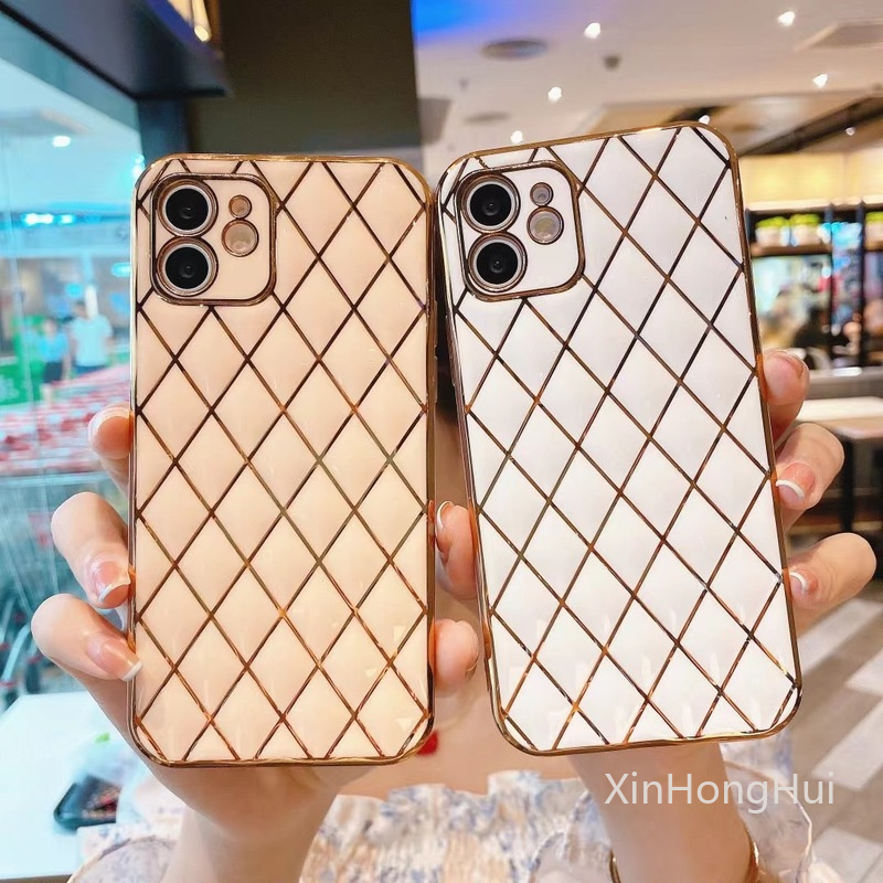 Soft Shell Bergaris Berkualitas Tinggi Cocok Untuk Iphone 7 8 Plus X Xs 11 12 Pro MAX Cakupan Penuh Penutup Pelindung Anti Jatuh