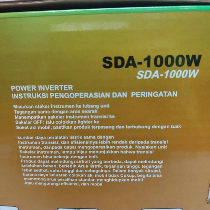 power inverter sunpro 1000W-inverter mobil 1000W 12v-24vSDA-1000W