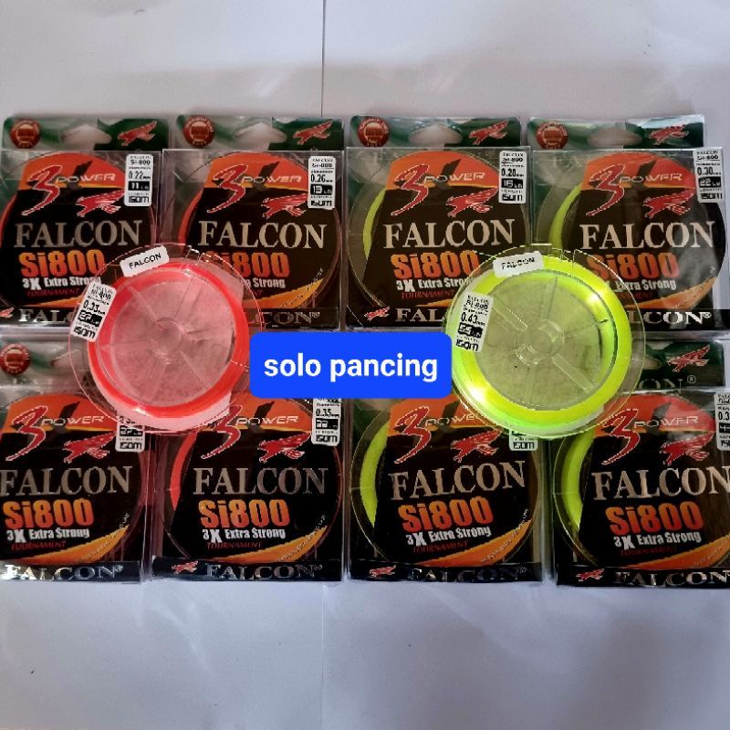 Senar Falcon Si-800 150m ( yeloow/orange)