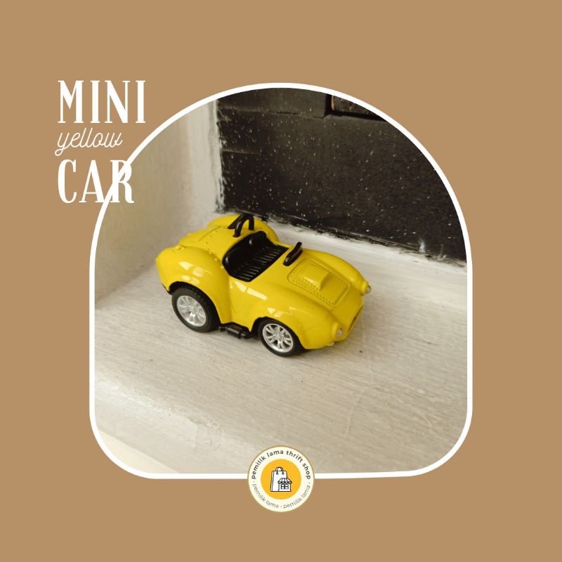 Mini Yellow Car | Mainan Anak | Mainan Mobil Bekas | Thrift Item