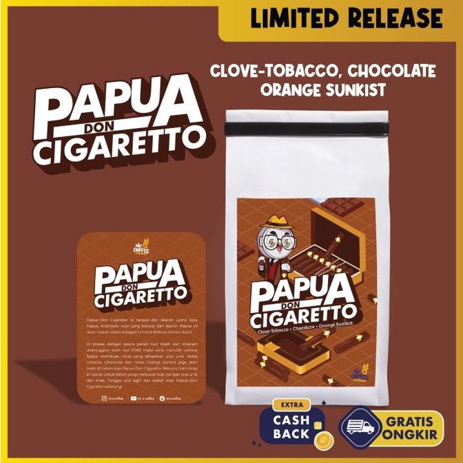 

Kopi Arabika PAPUA DON CIGARETTO 200g | Single Origin Specialty