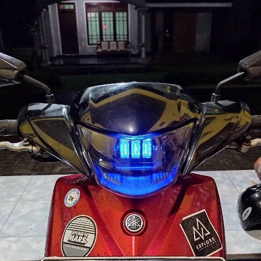 Custom lampu depan Mio J / Mio Gt Daymaker