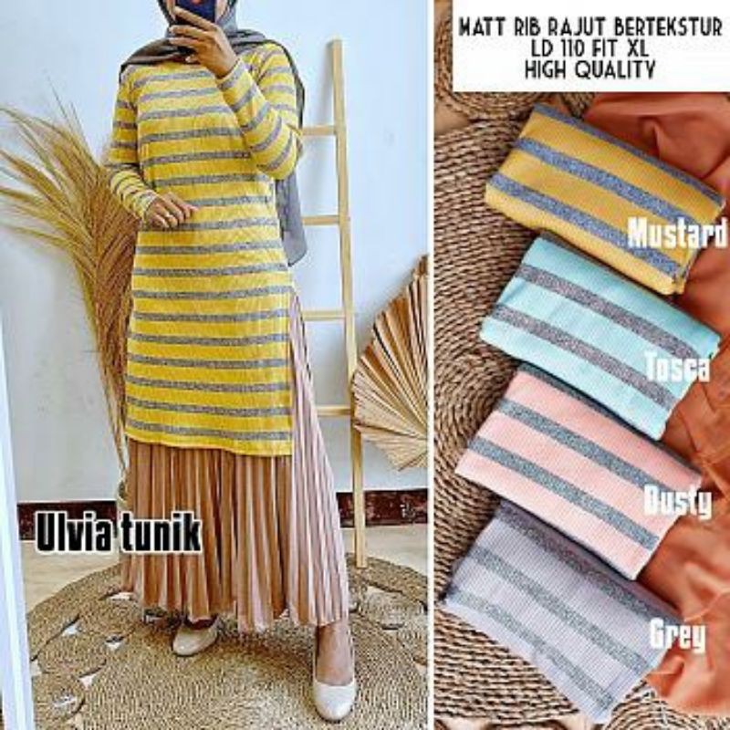 COD PROMO TUNIK WANITA TERBARU 2021 KEKINIAN REMAJA TUNIK REMAJA  TUNIK RAJUT PREMIUM TUNIK MUSLIM