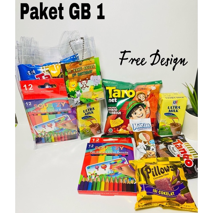 

Paket Snack ulang tahun goodiebag reguler / goodie bag ulang tahun / souvenir ulang tahun anak