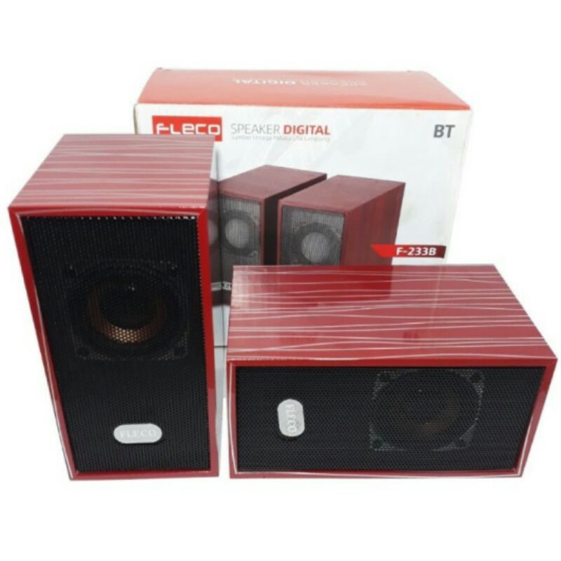 Cod Speaker Fleco super bass F-233B Speaker Laptop//Komputer//tv//Hp