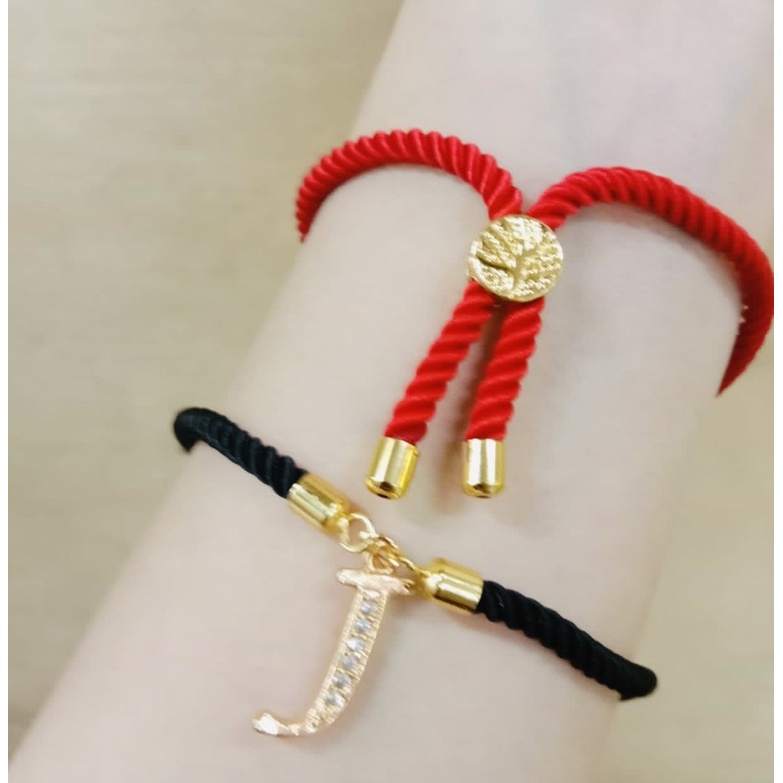 gelang serut huruf// gelang huruf//gelang inisial