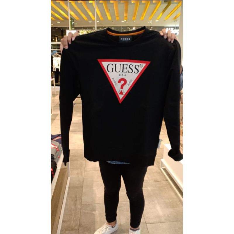 GUESS SWEATER PRIA LENGAN PANJANG ORIGINAL