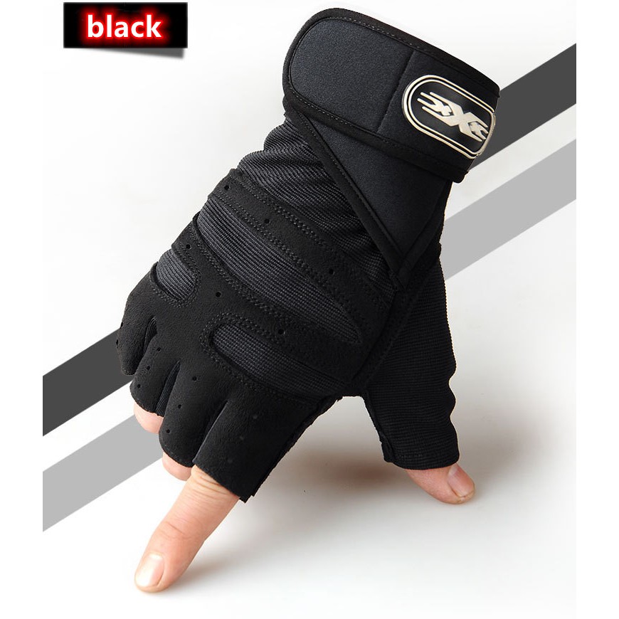 Half finger weightlifting gloves cycling gloves outdoor hand protection men's gloves