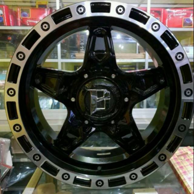 Velg R20 Ballistic Pajero Fortuner Strada Triton D Max Lan Cruiser Prado Hummer H3 Hyundai H1 dll