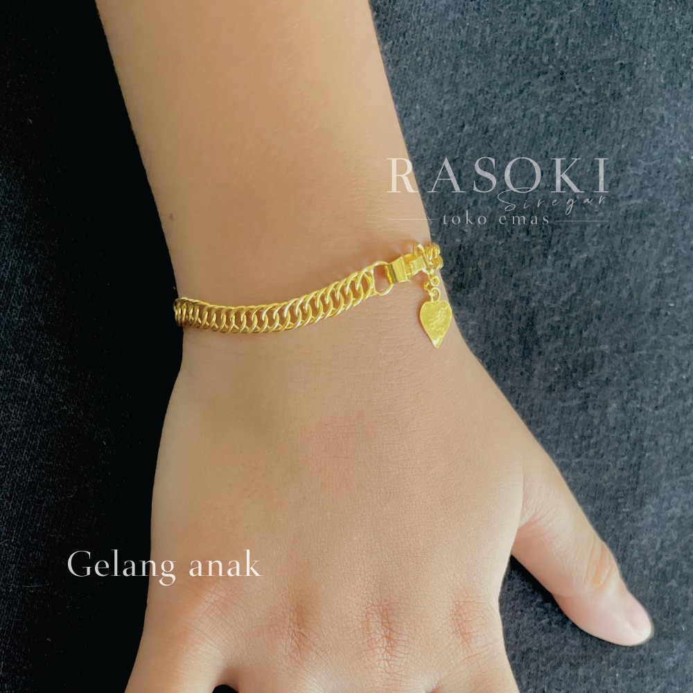 GELANG ANAK EMAS LM 5gr EMAS LONDON 99,99% | TOKOMASRASOKI