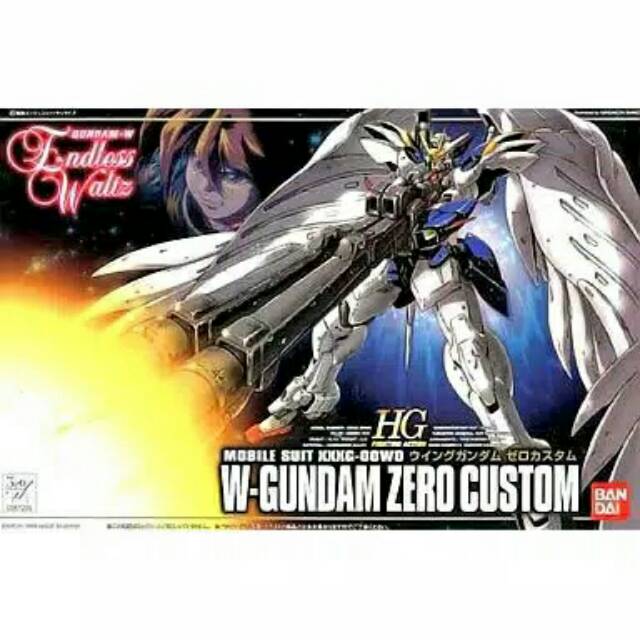 Gratis Ongkir Gundam HG Bandai W-GUNDAM ZERO CUSTOM 0086312