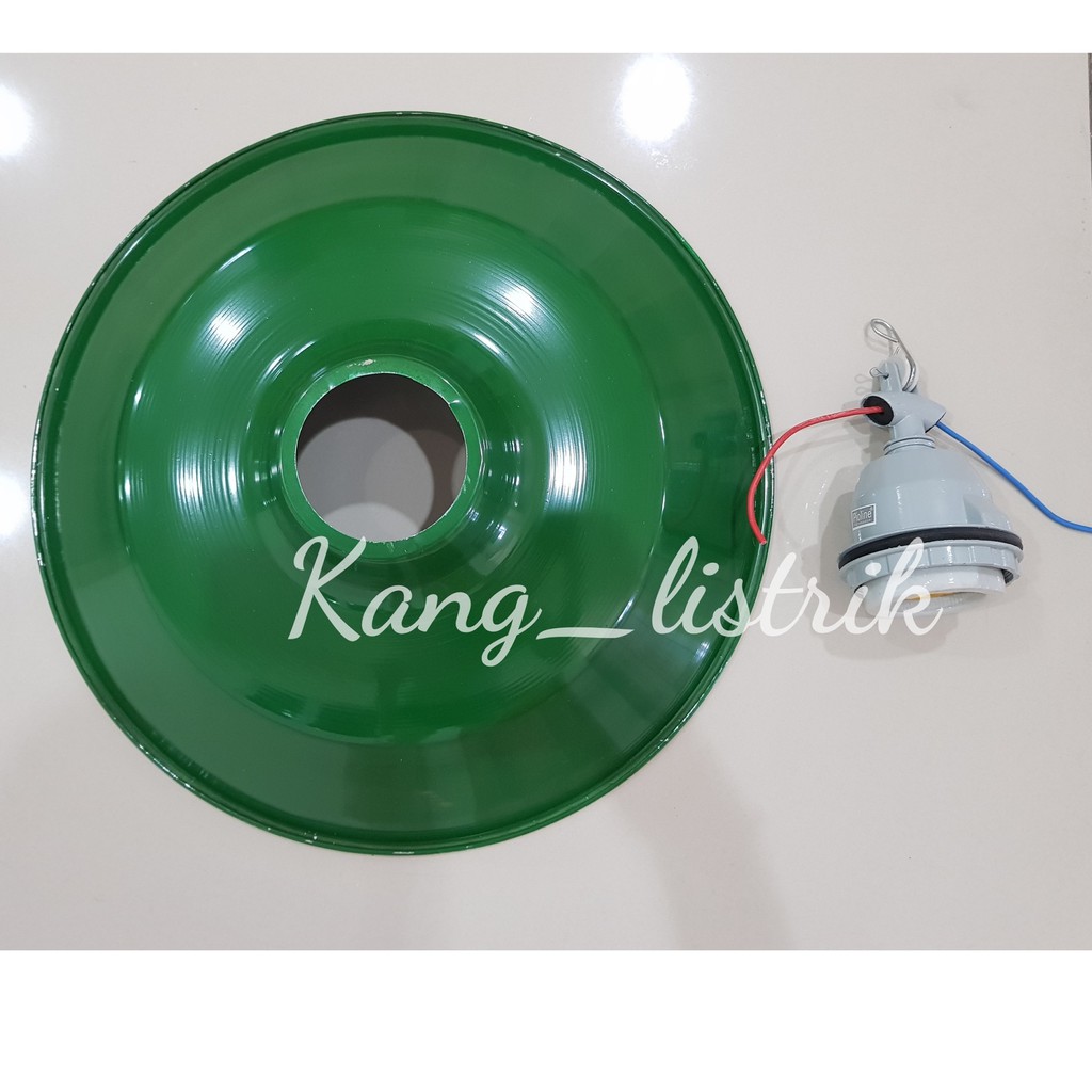 KAP LAMPU GANTUNG/ KAP WD + FITTING GANTUNG E40 BESAR