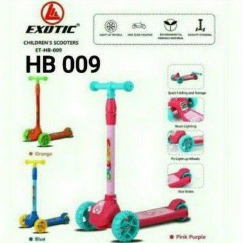 Scooter / Skuter Anak Roda Tiga Pacific Exotic ET HB 009