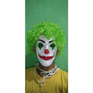 Topeng Badut Joker Hijau