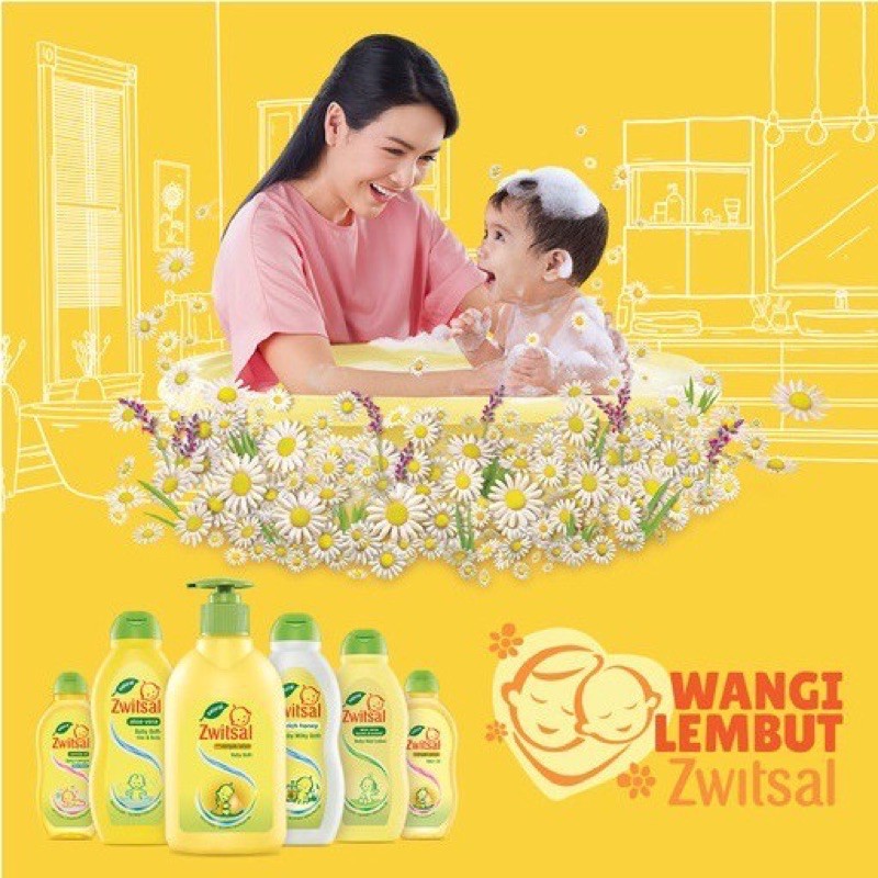 PAKET ZWITSAL Baby Spa Natural Essential Gift Box Set Kado Perlengkapan Mandi Hadiah Bayi Baru Lahir