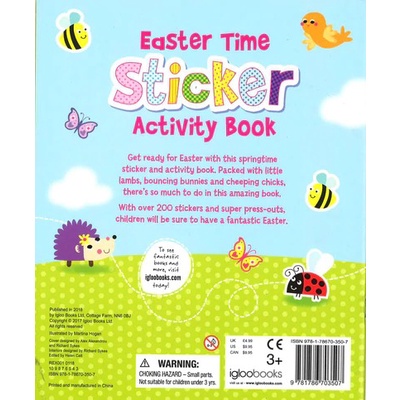 Easter Time Sticker Activity Book with over 200 stickers