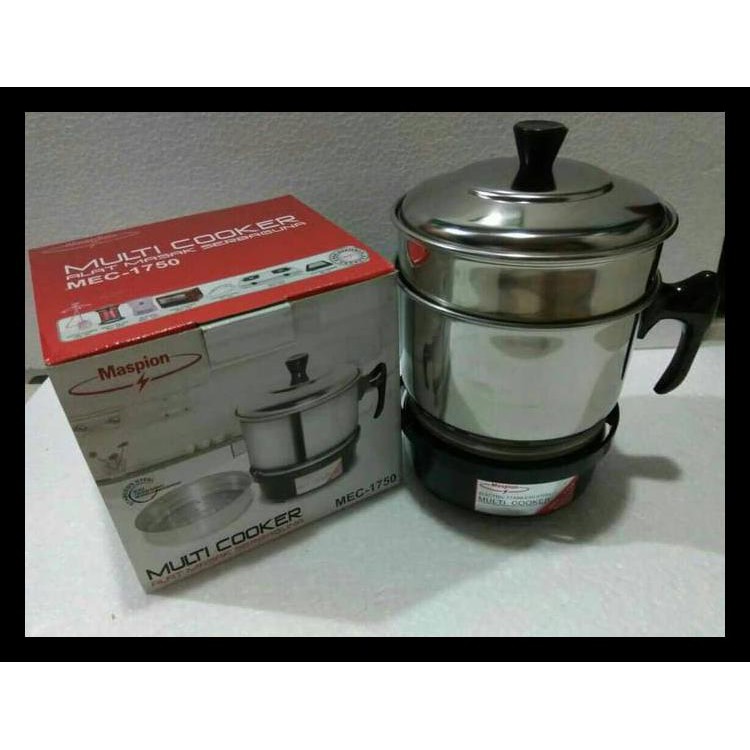 Maspion Mec 1750 Multi Cooker Panci Listrik Serbaguna