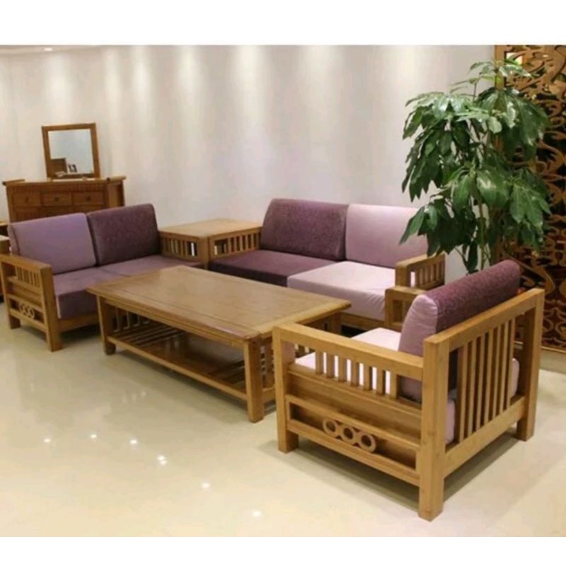 kursi sofa tamu jati minimalis /kursi tamu sofa minimalis jati modern