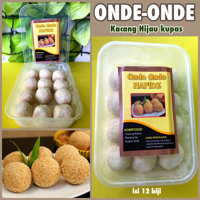 

Onde Onde Kacang Hijau Isi 12 buah
