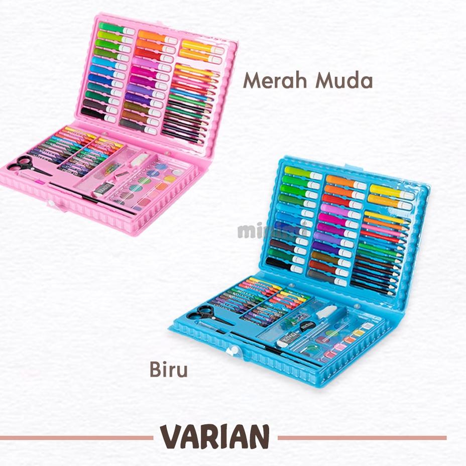 

Crayon Set Alat Menggambar Anak Oil Pastel Isi 86pcs Crayon Set Pensil Warna Gambar Alat Tulis & Lukis Melukis ATK MINIMI !!