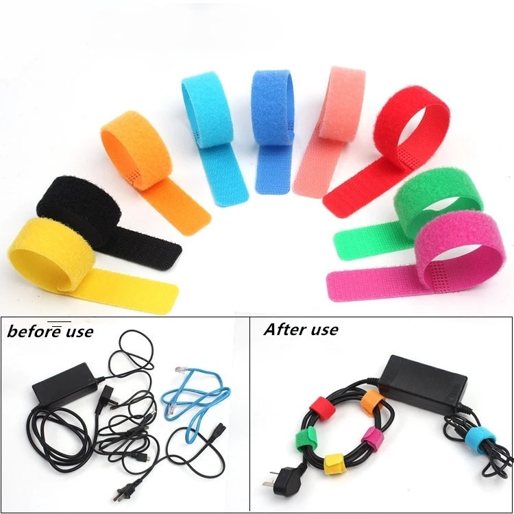 Tape Perekat Pengencang Kabel Data / Earphone Reusable