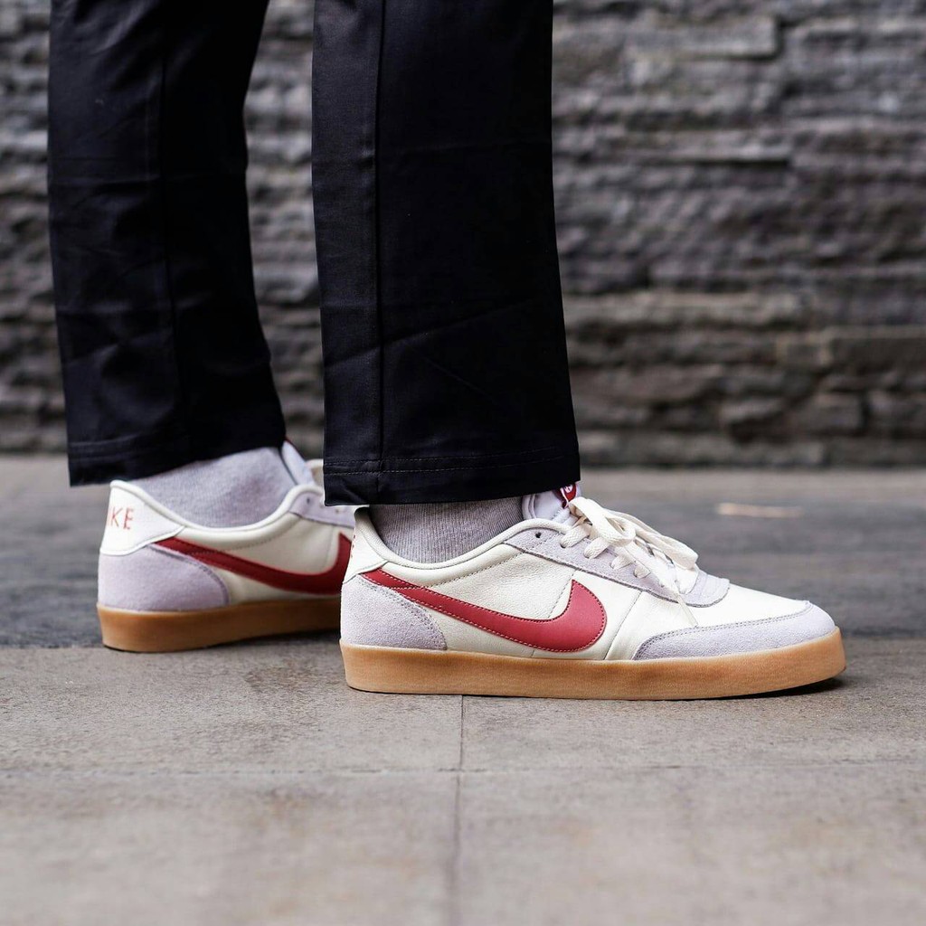 NIKE KILLSHOT X JCREW WHITE MAROON SEPATU PRIA SEPATU SNEAKERS SEPATU ANAK LAKI LAKI SEPATU COWOK