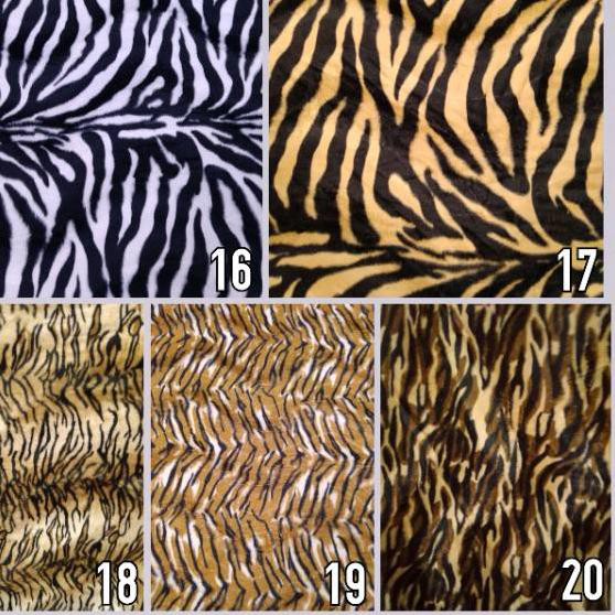 Kain Bulu Beludru Motif Bulu Hewan / Bulu Macan - Animalia (Furniture, Sofa, Jok, Kursi)