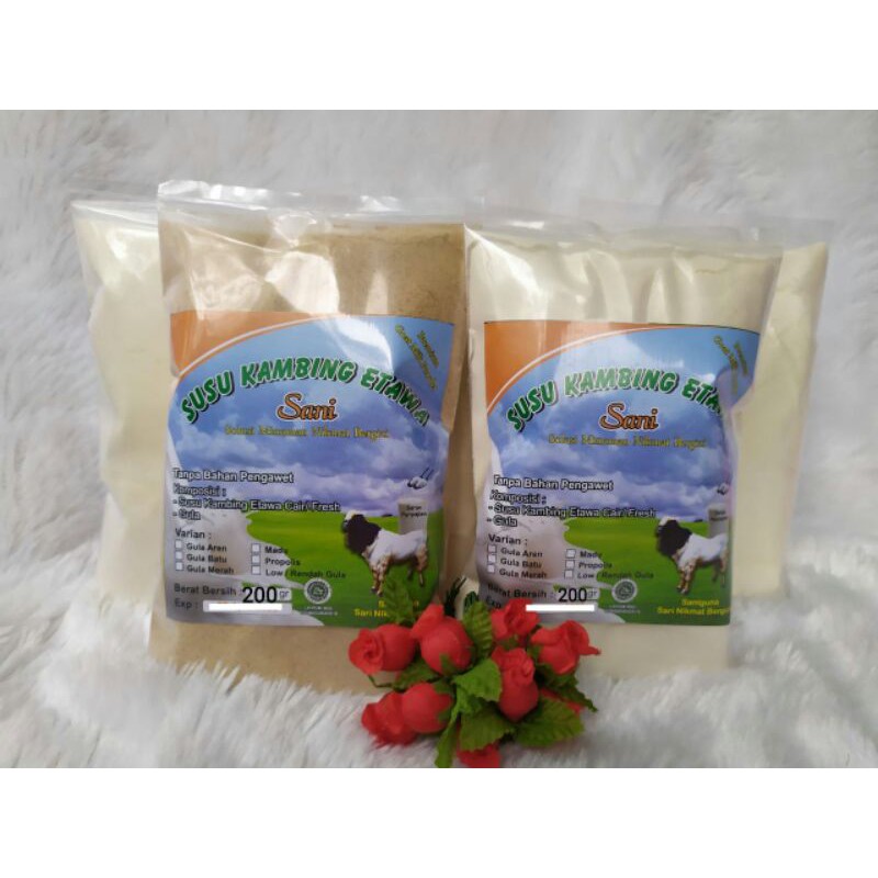

susu kambing Madu Gula aren tanpa krimer 200gram
